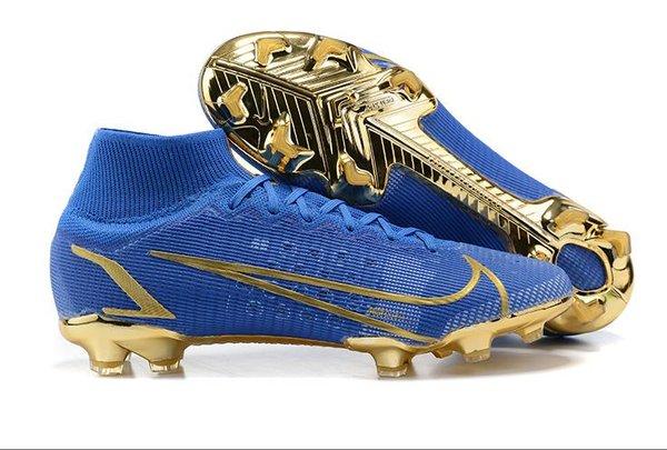 Jual Jual Sepatu Bola NIKE MERCURIAL SUPERFLY ELITE BLUE GOLD FG