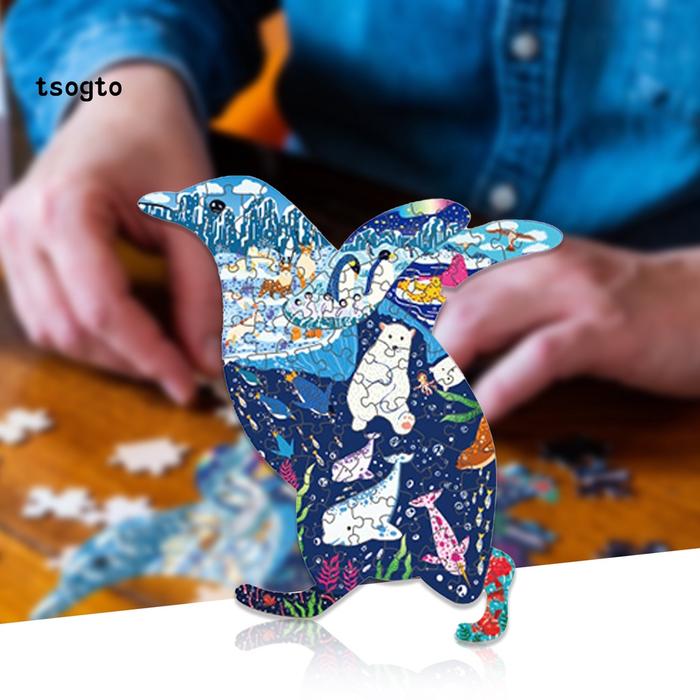 Gambar (TSO) Puzzle Printed Clear Boost Skills Irregular Kids Jigsaw Puzzles dari Jieppi shop undefined Tokopedia