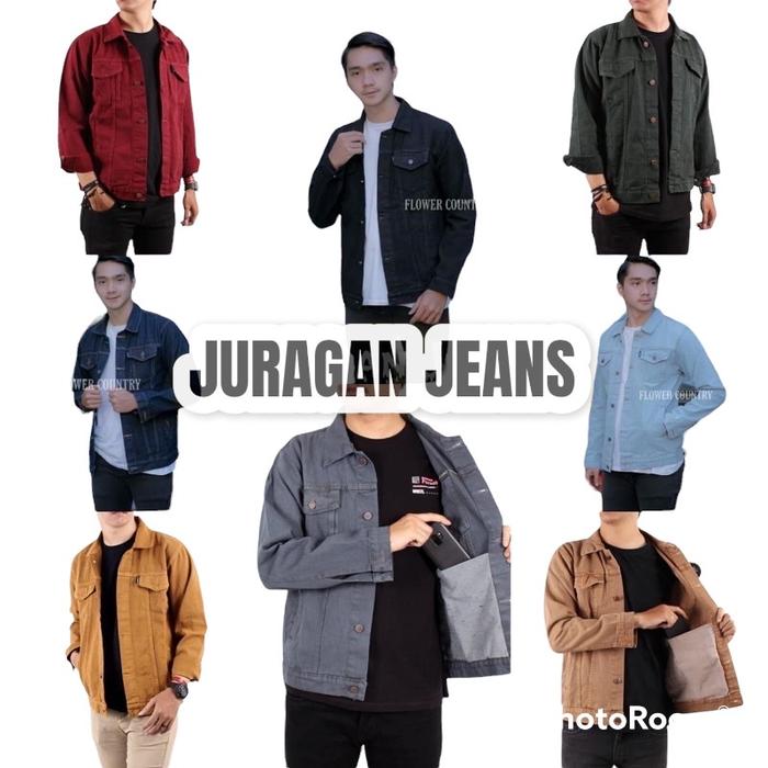 Gambar AD - Jaket jeans pria - Jaket Jeans premium Pria bahan 14 Ozz - Jaket dari Amanda Shop 01 undefined Tokopedia