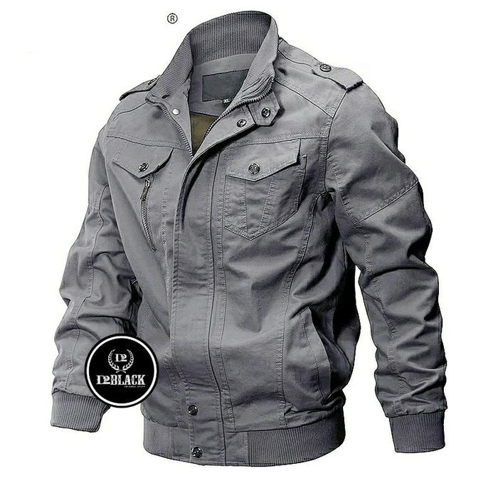 Gambar AD - Jaket pria bomber parka klasik original hunting d2black nws dari Amanda Shop 01 undefined Tokopedia
