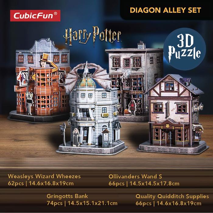 Diagon Alley Hogwarts Gold Bricks Lego Harry Potter Diagon Alley