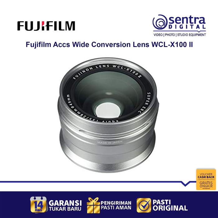 Gambar Fujifilm Wide Conversion Lens WCL-X100 II For X100 X100S X100T X100V - Silver dari Sentra Digital undefined Tokopedia