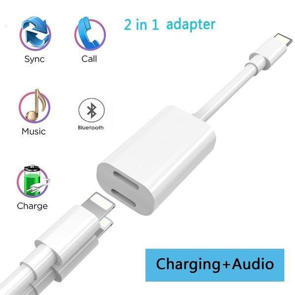 Kabel Splitter Y Iphone Adapter Apple Converter Lighthing 2in1