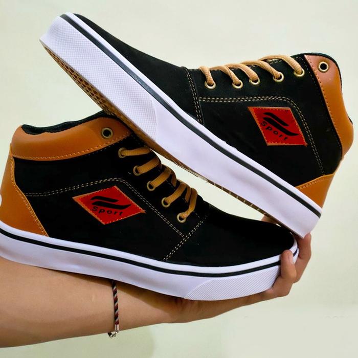 Jual Sepatu Pria Boot Vans Sport Kasual Sneakers Pria Kasual