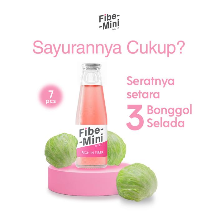 Gambar FIBE MINI 100 ml isi 7 Botol Berkualitas dari Alluna Zaqia undefined Tokopedia