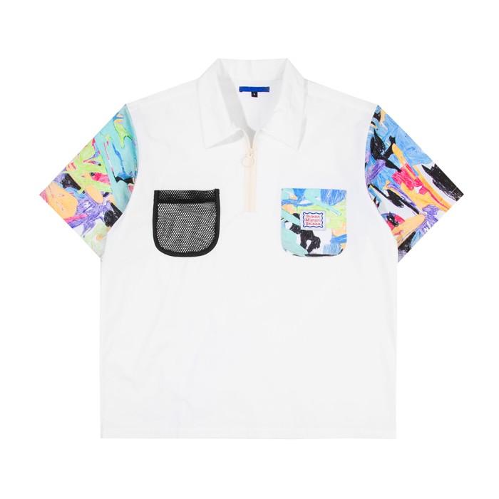 Gambar Doodle Camo Halfzip Shirt (Color) - S dari Toko Misteri Official undefined Tokopedia