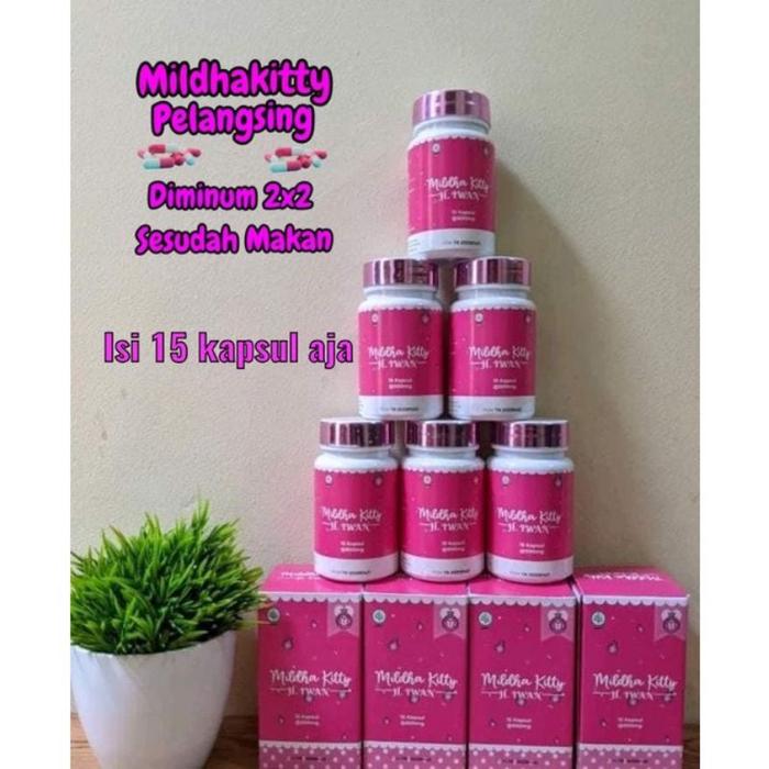 Gambar pil pelangsing mildhakitty isi 15kapsul harga normal 105 rb Diskon dari galihgina undefined Tokopedia