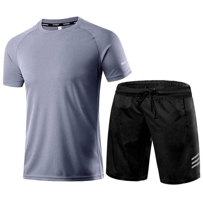 Gambar 2Pcs/Set Men'S Tracksuit Gym Clothing Badminton Running dari larva121 undefined Tokopedia