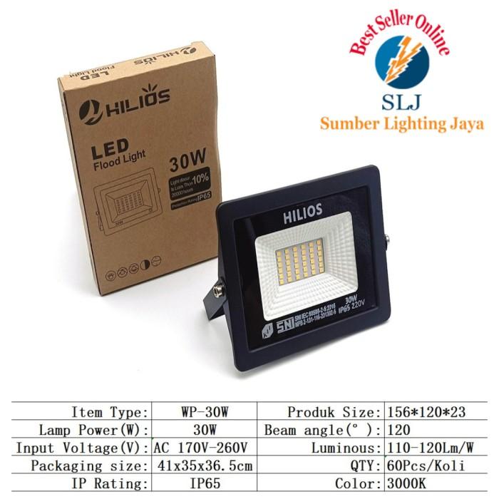 Gambar LAMPU SOROT LED IP65 30W / LAMPU TEMBAK 30 WATT / LAMPU LED OUTDOOR - Warm White dari Sumber Jaya Lighting undefined Tokopedia