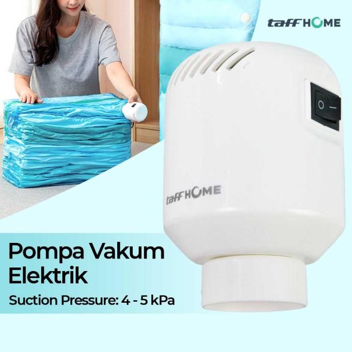 Gambar Pompa Vacuum Elektrik Kantong Vakum Pakaian EU Plug Praktis & Efektif - Putih dari Dara Store__NEW undefined Tokopedia