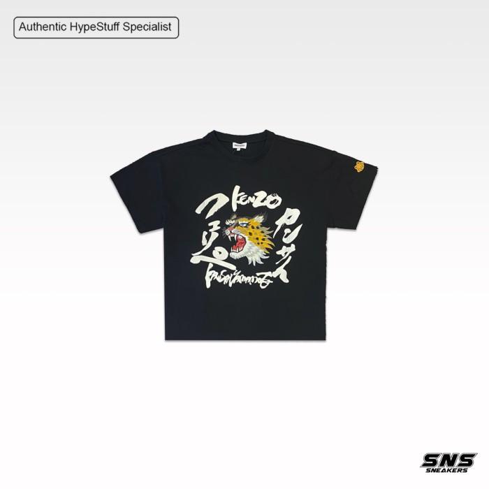 Gambar Kenzo Tiger Painted Embroider Black Tee BNWT 100% Original - XL dari SNS Sneakers Store undefined Tokopedia