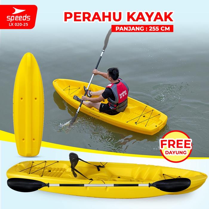 Gambar SPEEDS Perahu Kayak Sampan Conoe Boating Perahu Dayung Olahraga dari vega store-0 undefined Tokopedia