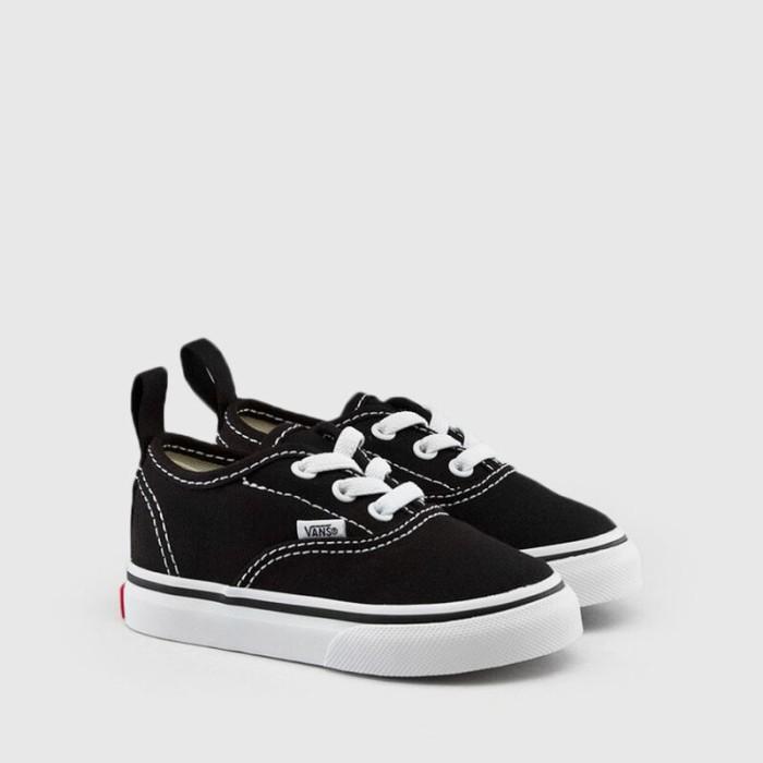 Jual Sepatu Anak Vans Toddler Authentic Elastic Lace Black White