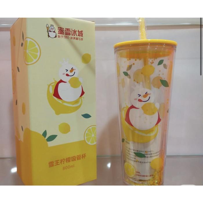 Gambar Mixue Gelas Minum 800ml - Tumbler Model Lemon - Lemon 800ml terbaru dari eka sulistia undefined Tokopedia