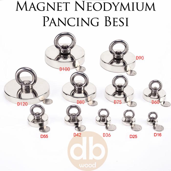 Gambar Magnet Fishing Neodymium | Magnet Pancing Strong | Magnet Bulat Kuat - D 16MM dari DBDAPOER undefined Tokopedia