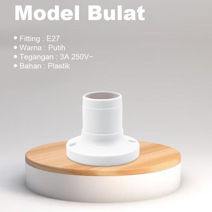 Gambar Fitting Lampu / Fitting Lampu Plafon Minimalis Fitting Plafon Mini E27 - Bulat dari Lampu Bagus undefined Tokopedia