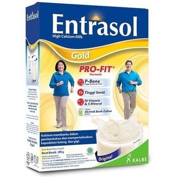 Gambar Entrasol Gold Hight Calcium Milk Rasa Original 370gr dari keychanies undefined Tokopedia