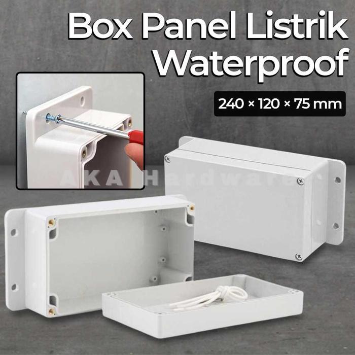 Jual Box Panel Listrik Duradus Junction Box Waterproof 240 x 120 x 75 ...