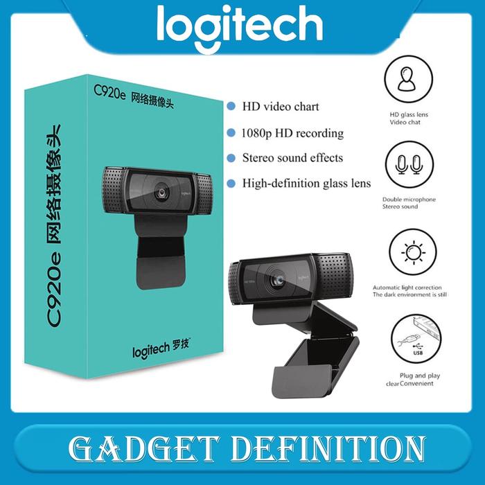 Logitech C920 Webcam Pro Full Hd 1080p Dengan Autofocus Dan Diskon
