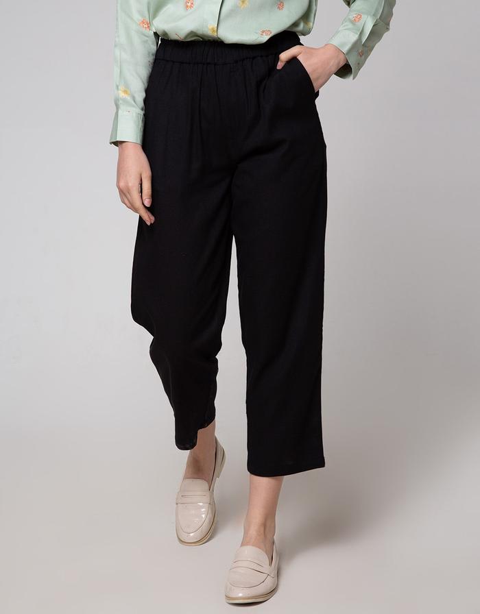 Gambar Annisa Basic Paper Celana Panjang Wanita 118169804 - BLACK, M dari Matahari Official undefined Tokopedia