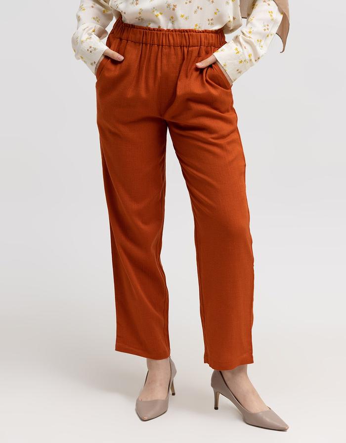 Gambar Annisa Basic Paper Celana Panjang Wanita 118169804 - RUSTIC ORANGE, S dari Matahari Official undefined Tokopedia