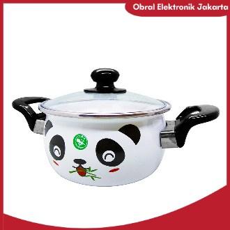 Gambar NEW Maspion Hello Panda Panci Enamel 22 cm ORIGINAL dari sinagganshop undefined Tokopedia