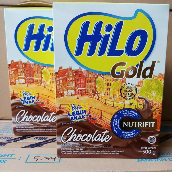 Gambar Hilo Gold Chocolate 500 gram Susu Lansia dari Herluinayu undefined Tokopedia