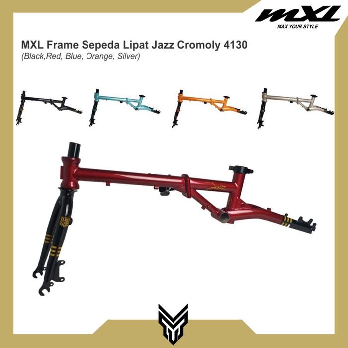 Jual MXL Frame Sepeda Lipat Jazz Folding Bike Hybrid Bahan