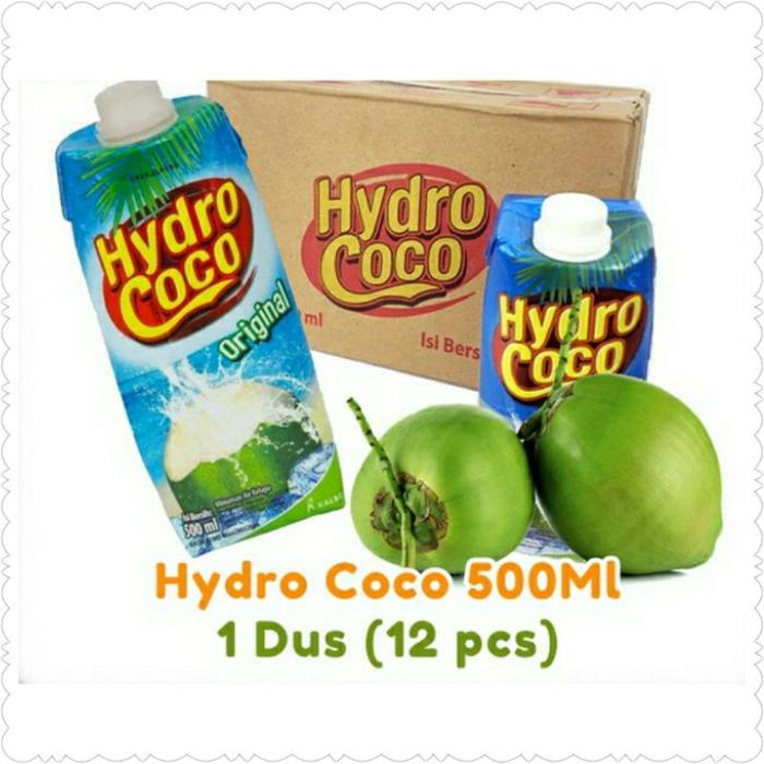 Gambar Hydro Coco Original 500ml 1 dus 12 pcs Berkualitas dari Ahlam Najihaa undefined Tokopedia
