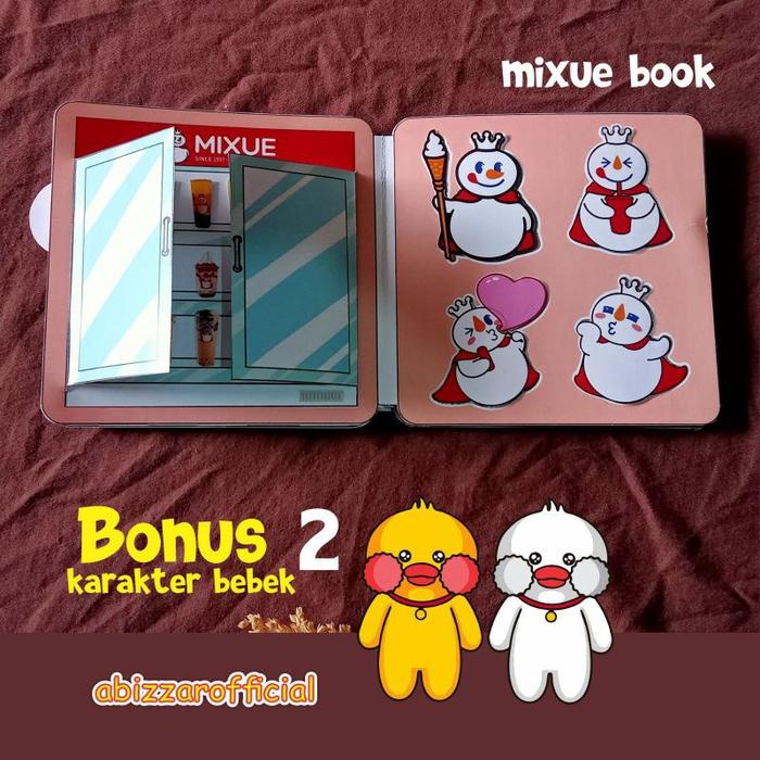 Gambar TOCA BOCA MIXUE BOOK WITH BEBEK VIRAL MAINAN EDUKASI ANAK PAPER DOLL T - SUDAH SUSUN, MIXUE dari TRIPITAKA store undefined Tokopedia
