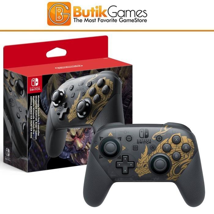 Pro Controller Stik Stick Gamepad Nintendo Switch Monster Hunter Rise