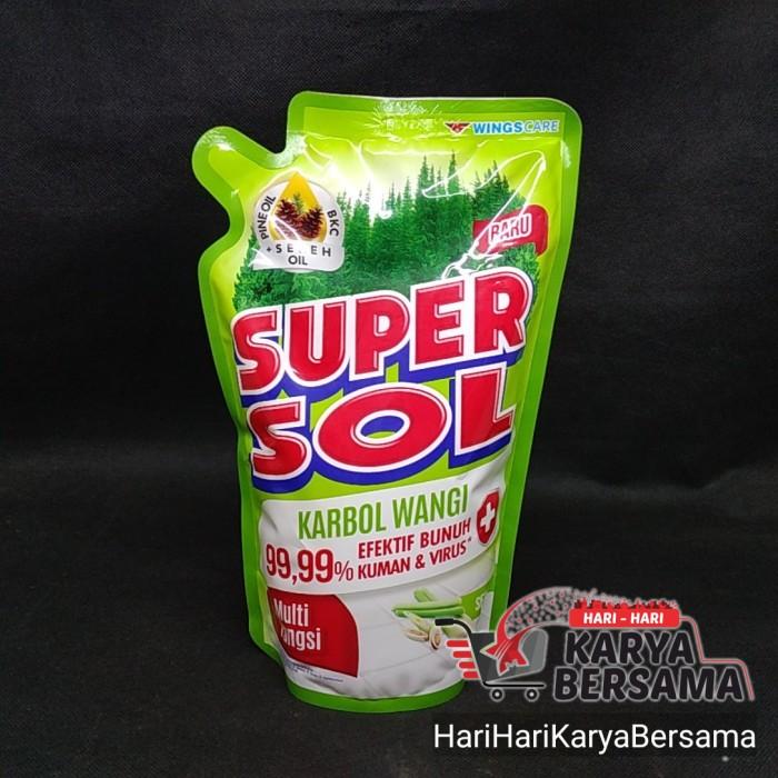 Gambar WINGS SUPER SOL KARBOL WANGI SEREH REFILL POUCH 750ML dari HariHariKaryaBersama undefined Tokopedia