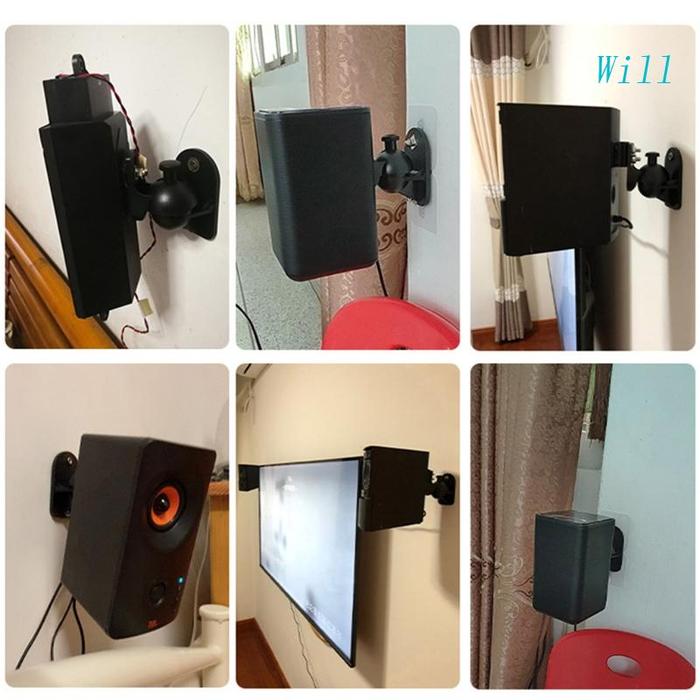 Gambar Will Adjustable Wall Mount Bracket Penjepit Dudukan Plafon Speaker dari HipHavenOcean undefined Tokopedia
