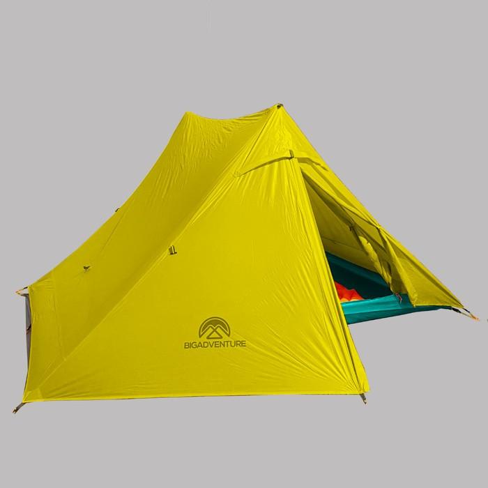 Gambar Tarp Tent Bigadventure Gamkonora Kap 2 Orang Camping Tenda Trap Nylon - Yellow Tosca dari Outdoor Jakarta undefined Tokopedia