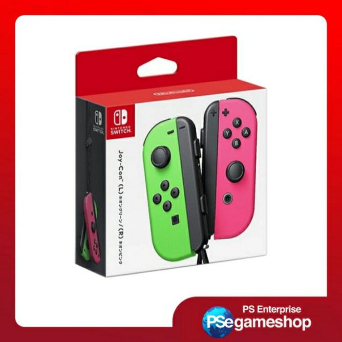 Jual Nintendo Switch Joy Con Joycon Controllers Neon Green Pink