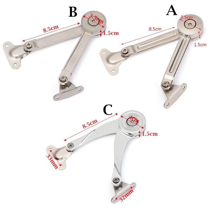 Gambar Engsel Pintu Atas Hardware Rumah Pneumatic Lemari Dapur Prop Spring dari Parley undefined Tokopedia