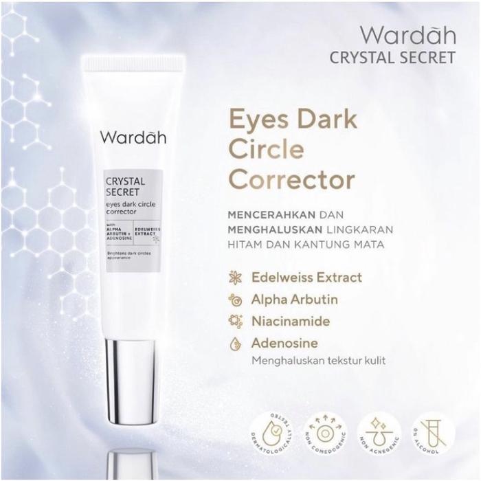 Gambar EYE CREAM WARDAHWardah Crystal Secret Eyes Dark Circle Corrector 10ml dari kirana storee3 undefined Tokopedia
