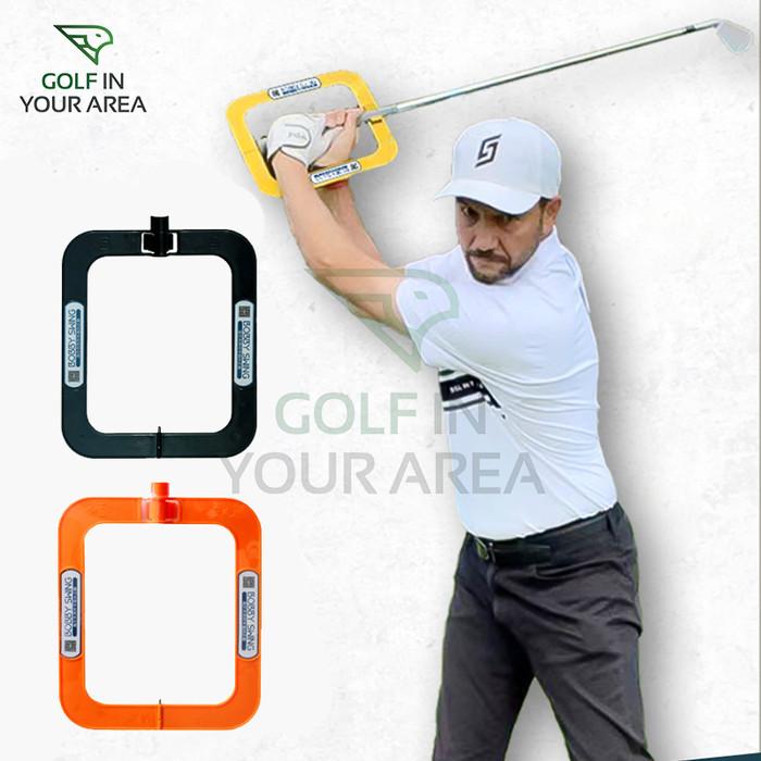 Gambar MELE LINKS Golf Square Swing Check - ORANGE dari Golf Point Indonesia undefined Tokopedia