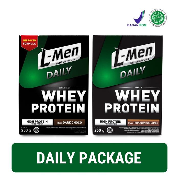 Gambar Daily Package - L-Men Daily Chocolate 250gr Popcorn Caramel 250gr - dari jairakaramina undefined Tokopedia