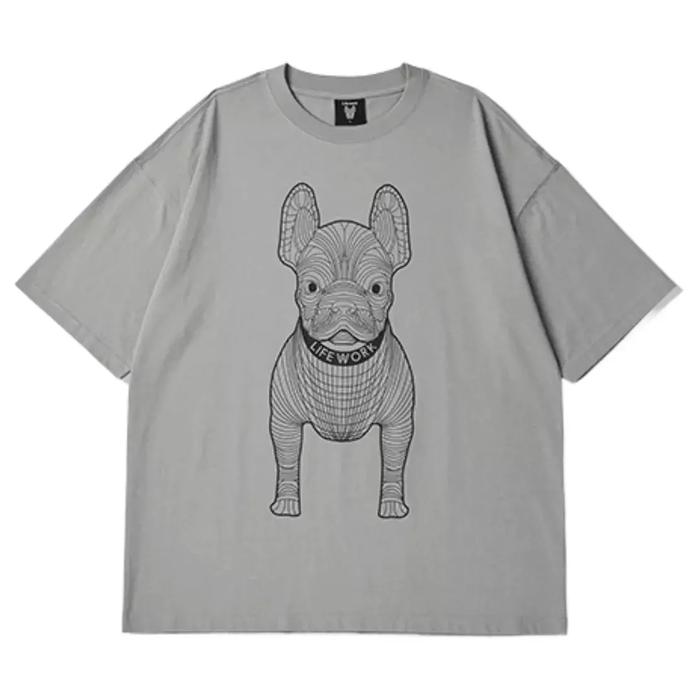 Gambar Lifework Black Radog Light Grey  / Kaos Branded Original - M dari The Luxe Culture Jakarta undefined Tokopedia