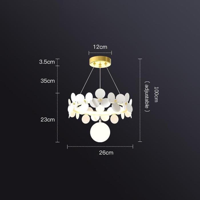 Gambar Lampu Gantung Plafon Led Dekorasi Pelaminan Koridor Pintu Masuk Rumah - A1-26CM, tiga warna dari De Goodstuff undefined Tokopedia