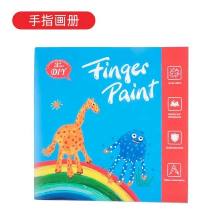 Gambar LYSASHOP Mainan Edukasi Finger Painting Book Washable Buku Montessori - Buku Saja dari LYSASHOP888 undefined Tokopedia