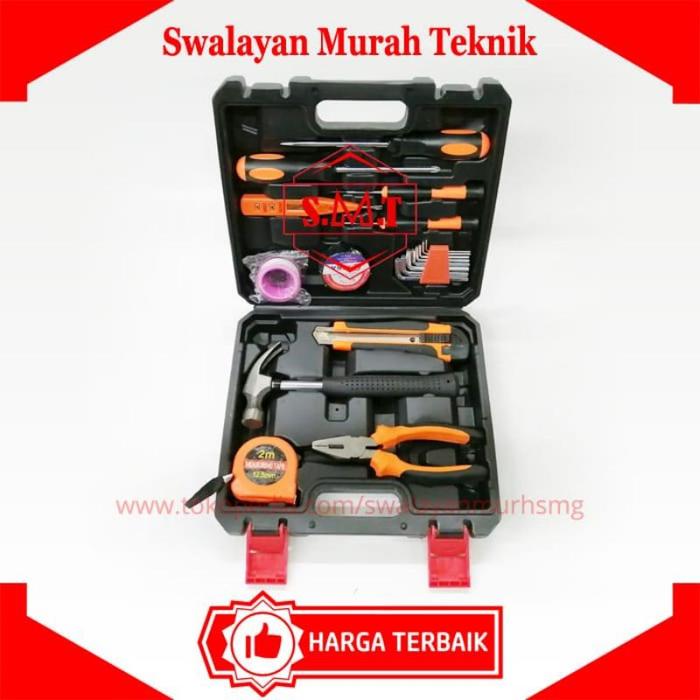 Gambar Tool kit set 20pcs Toolset Hand Tools Toolbox dari dado shops undefined Tokopedia
