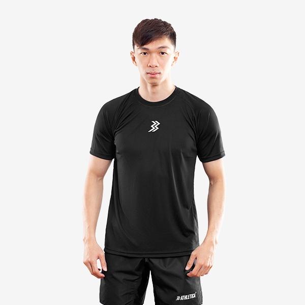 Jual Athletica Official Shop Reciliant V Black Dryfit T-Shirt