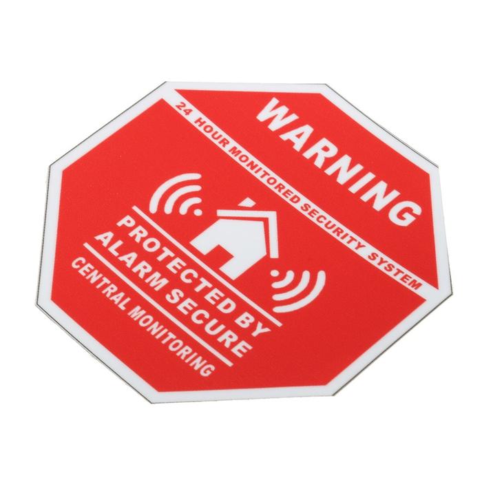 Gambar GV ANPWOO 5Pcs Home House Alarm Security Stickers Decals Sign dari GarasiViosa undefined Tokopedia