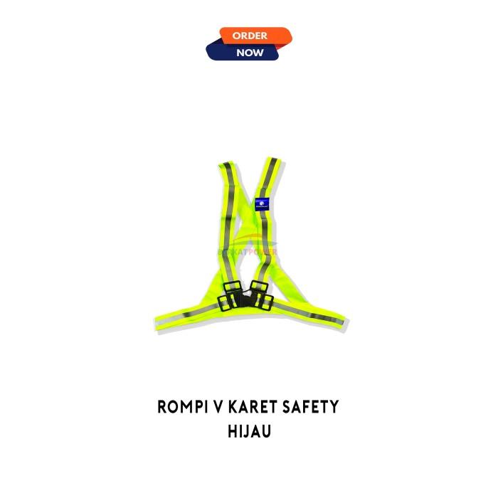 Gambar Rompi V Safety Elastis Scotlite Hijau | Orange - Hijau dari Berkat Power Sby undefined Tokopedia