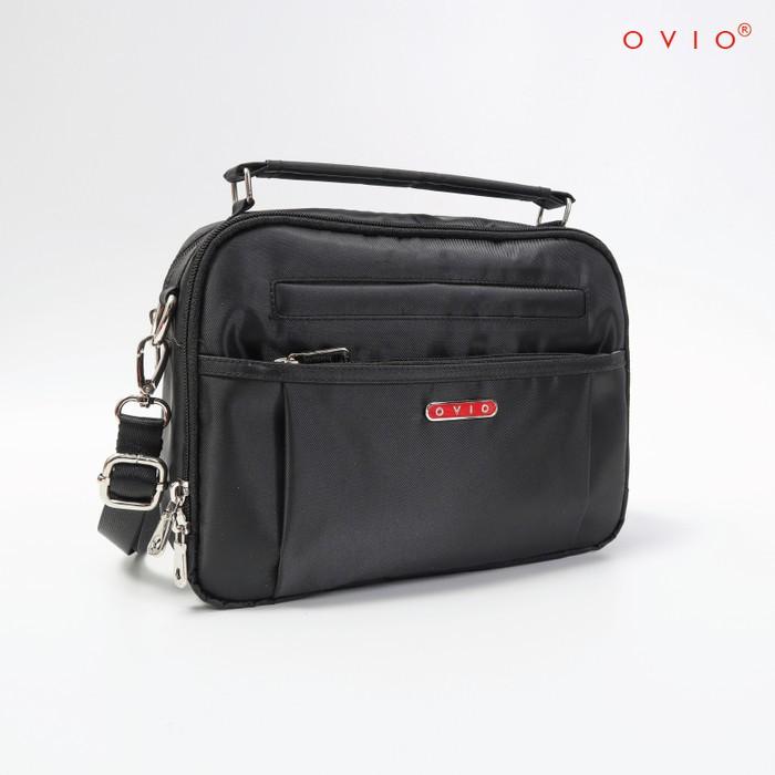 Gambar OVIO 3823 Nylon - Tas Multifungsi / Crossbody Bag - Black dari OVIO.ID Shop undefined Tokopedia