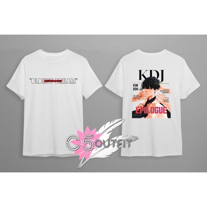 Gambar KAOS MANHWA OMNISCIENT READERS VIEWPOINT THE OLDEST DREAM COMBED 30S - Putih, XS dari Kaizer Outfit undefined 2 Tokopedia