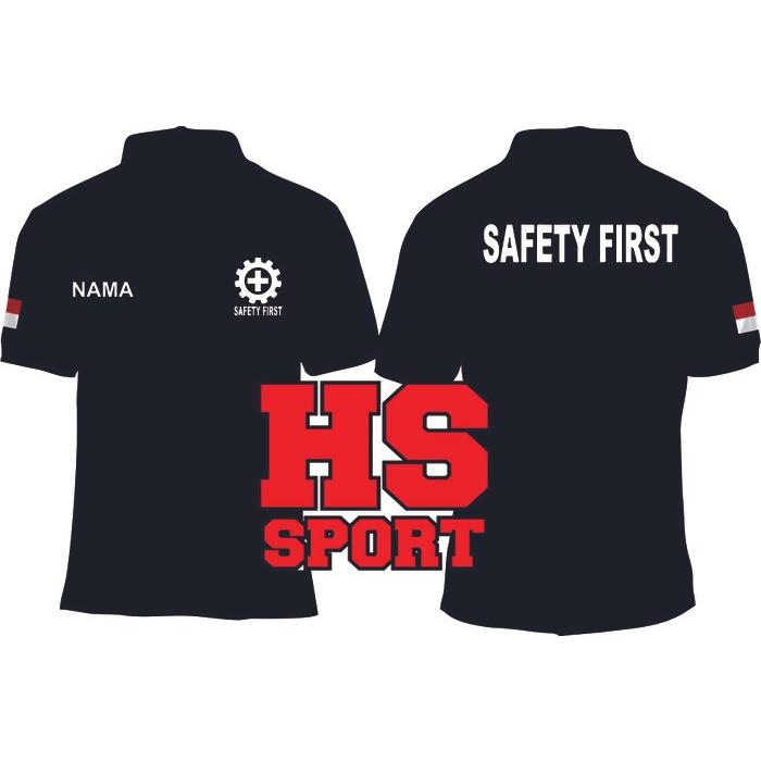 Gambar POLOSHIRT SAFETY FIRST - POLO Safety First FREE NAMA - SAFETY FIRST - HIJAU BOTOL, L dari Kaizer Outfit undefined Tokopedia
