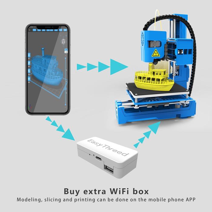 Gambar DD EasyThreed 3D Printer Mini Desktop Printing Machine for Kids dari Digital Depoot undefined Tokopedia